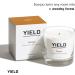 Yield 8oz Scarpa Candle - Luxury Palo Santo Leather & Vetiver Scent - Hand Poured Aromatherapy - 65 Hour Burn - Clean Burning Cotton Wick - USA Made - Buy Online on GoSupps.com