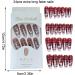 Press on Nails - Long Press on Nails with Spider Web Pattern - Halloween False Nails Various Sizes for Ball Wedding Home Scottish Deer - Buy Online on GoSupps.com