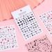 Cute Heart-shaped Letters Self-Adhesive Romantic Nail Stickers Nail Art Decorations Valentine's Day Decals Manicure Accessories(5) Style05 - Buy Online on GoSupps.com