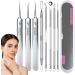 Pimple Popper Tools 8 Curved Blackheadd Remover Tweezers Stainless Steel Pimple Tweezers Kit Blackheadd Removal Kit with Box Blackheadd Remover Tool Kit for Women - Buy Online on GoSupps.com