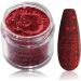 Rose Red Wine Glitter Sequins Dip Powder Nails - 28g/Box | Long-Lasting, No UV Light Needed | HJ-ND064B-No.126 - Buy Online on GoSupps.com