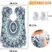 Beard Bib Apron - Non-Stick Waterproof Hair Catcher for Men | Retro Mandala Grooming Cape - Buy Online on GoSupps.com