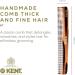 Kent Brushes Handmade Combs Range 6T Medium Size Coarse and Fine Comb for Women A-Tortoiseshell 1 Count (Pack of 1) - Buy Online on GoSupps.com