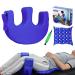 Tuuthwt patient turn device U-shaped cushion PU leather flannel anti-decubitus decubitus paralyzed patient shift care tool for older people bed care products help the older