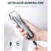 Aiwjeakh Hair Clipper Professional Hair Trimmer Rechargeable Men's Cordless Haircut Adjustable Ceramic Blade Clipper Silver - Buy Online on GoSupps.com