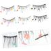 FRCOLOR 6 Pairs Sequin False Eyelashes Colored Eyelashes Pride Makeup Cosplay Lashes Color Lashes Lashes with Fake Eyelashes Sequins Lash Extensions Flash Chip Natural Miss Imitation - Buy Online on GoSupps.com