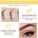 Dual-Sided Eyebrow Pencil - Fine Tip Rapid Brow Precise Sweatproof Pen with Combs, 2 Pcs - 04# Grey - Buy Online on GoSupps.com