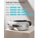 ALLJOY Eye Massager with Heat & Cooling - Rechargeable Bluetooth Heated Eye Mask for Migraines Dry Eyes Dark Circles - Perfect Gift for Birthdays & Father's Day - Buy Online on GoSupps.com