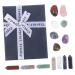 1 Box Crystal Gem Set Home Decor Mineral Sample Mineral Irregular Stone Decor Irregular Stone Ornament Natural Stones Learning Mineral Stones Sample Crystal Stone Decor Model Desk Picture 1 3.00X0.80X0.80CM