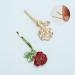 Blonde Flower Metal Hair Accessories - 7 Pcs Bobby Pins for Women and Girls - Buy Online on GoSupps.com