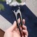 Wooden Hair Stick Cat Shape Hair Fork U Shaped Chignon Vintage Hair Holder Chinese Style Hair Stick for Girls Women style3 - Buy Online on GoSupps.com