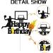 9pcs Basketball Cake Topper - Basketball Cake Decorations Boys Age 10 Cupcake Toppers Basketball Cake Topper Birthday Basketball Topper Basketball Cake Decorations for Boys - Buy Online on GoSupps.com