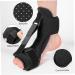 Plantar Sleep Sock & Night Splint for Drop Foot Support | Adjustable Orthotics for Foot Pain Relief - 40x26cm Black - Buy Online on GoSupps.com