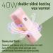 Roll On Wax Kit for Hair Removal | Waxing Roller Warmer for Sensitive Skin | Soft Wax Heater for Women and Men (Pink) - Buy Online on GoSupps.com