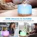 Diffuserlove 500ML Essential Oil Diffuser with Remote Control, Aromatherapy & Cool Mist Humidifier - 7 LED Night Light for Home, Office, SPA - Buy Online on GoSupps.com