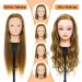 Neverland 24 Exercise Training Head - 50% Real Hair Wig Head for Hairdressers | Professional Makeup & Hairstyle Design with Holder + Braid Hair Set - Buy Online on GoSupps.com