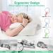 Elviros Cervical Memory Foam Pillow - Neck & Shoulder Pain Relief - Ergonomic Orthopedic Support for Side, Back, and Stomach Sleepers - White Queen Size - Buy Online on GoSupps.com