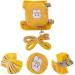 Balacoo 3pcs Pet Backpack Doggie Backpack Pet Saddle Bag Puppy Backpack Harness Chain Ring Hedging - Buy Online on GoSupps.com