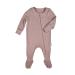 DreamBuy Zip Up Baby Sleepsuits Ribbed Cotton Footed or Footless. Unisex Newborn Clothes Baby boys' clothing and Baby girl clothes 12-18 Months Velvet Mocha
