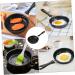 Zerodeko 2pcs Omelet Pan Mini Skillet Cookware Nonstick Pan Breakfast Pot Cookware Coating Omelette Pan Non Stick Cooking Utensils Nonstick Breakfast Pan Iron Square Plate Egg - Buy Online on GoSupps.com