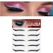 Sticker Eyeliner Glitter Sparkle Instant -Adhesive Eyeliner Stencil 5 Pairs - Sticker Eyeliner with Shine Effect Makeup Eyeliner Stickers for Women and Girls Shakven Silver (Five Pairs) - Buy Online on GoSupps.com