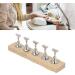 Nail Stand for Press On Nails Display Nail Practice Stand Wave Edge Wooden Base Nail Practice Stand - Buy Online on GoSupps.com