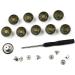 Instant Jeans Buttons Replacement Set | No Sew | 17MM Metallic | With Tool - Buy Online on GoSupps.com