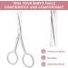 Fine Lines Baby Nail Scissors: Rounded Ends for Safe Nose & Ear Grooming - Ideal for Kids' Nails, Cuticles, and Hair Trimming - Buy Online on GoSupps.com
