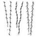 PADOUN Barbed Wire Tattoos  6-Sheet Large Barbed Wire Totem Temporary Tattoos  Armbands Fake Tattoos for Men Women Realistic Waterproof