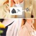 80 Pairs Rubber Blank Pin Backs - Butterfly Clutch Backings for Enamel Pins - 9mm Length 10mm Width - Craft Making Accessories - Buy Online on GoSupps.com