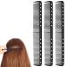 3 Pcs Standard Teeth Clipping Comb Professional Heat Resistant Barber Fine Cutting Hairdressing Fiber Carbon Barber Comb Cutting Comb Hair Fine Tooth Comb for Hair Barber Salon Hair Care Tools(Black)