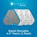Pain Relief Patches for Back Knee or Leg Pain and Cramps - Reusable Pain Patch - 4.5" - Pack of 2 with Adhesives - Buy Online on GoSupps.com