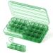 Monthly Pill Organizer 1 Times a Day 30 Day Pill Box One Month Pill Case Once a Day 31 Day Pill Holder Medicine Organizer for Vitamin Green