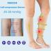 VARCOH Compression Socks (2 Pairs) 20-30mmHg Firm Support for Men & Women - Ideal for Varicose Veins, Swelling, Pregnancy, Recovery, Exercise - Large Beige - Buy Online on GoSupps.com