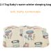 Chilsuessy Baby Sleeping Bag 2.5 Tog with Detachable Sleeves | Winter Wearable Blanket for Toddler | Cartoon Excavator Design | 3-6 Months - Buy Online on GoSupps.com