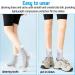 Darryy Compression Socks - 4 Pairs for Men & Women (2 Black 2 White L/XL) | Premium Comfort & Support for All-Day Wear - Buy Online on GoSupps.com