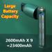 Cordless Hair Dryer with Nozzle Portable Travel Blow Dryer with Charging Base Rechargeable Cold/Hot Wind 23400mAh Built-in Battery for Home & Travel - Buy Online on GoSupps.com