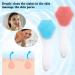 Silicone Face Scrubber Exfoliating Brush 2 Pack Manual Handheld Facial Cleansing Brush Exfoliating Brush Blackhead Scrubber Soft Bristles Waterproof for Deep Cleaning Skin Care Pore Cleansing - Buy Online on GoSupps.com