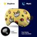 Japanese Ramen Pattern Sleep Mask - Adjustable Strap for Men & Women | Light Blocking Blindfold for Night Travel & Naps - Buy Online on GoSupps.com