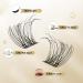 QueWel Individual Eyelash Clusters - D Curl Mix 8-16mm | 72pcs for DIY Extensions | Premium Quality Lashes - Buy Online on GoSupps.com