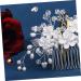 Didiseaon Bridal Headwear Wedding Hair Ornament Rhinestone Hair Comb Hair Accessories Bride Headpiece Wedding Decoration Bridal Hair Comb Crystal Wedding Supplies Bridesmaid Manual - Buy Online on GoSupps.com