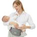 Bebamour Foldable Hip Seat Baby Carrier + Waistband Extender - Adjustable & Ergonomic Design for 0-36 Month Babies (Grey) - Buy Online on GoSupps.com