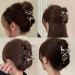 Wave Metal Hair Claw Clip - Large Silver Hair Accessory for Thick Hair - Women's Hair Clip Barrette - 1pc - Buy Online on GoSupps.com