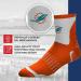 NFL Miami Dolphins Youth Quarter Length Surge Socks - Orange, One Size - Buy Online on GoSupps.com