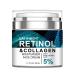 Advanced Retinol Collagen Cream for Face with 5% Hyaluronic Acid Anti-Aging Retinol Cream Anti-Wrinkle Reduce Fine Lines Lifting and Firming Cream 24-Hour Facial Care Suitable For Most Skin Types 50ml