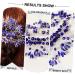 Didiseaon Bridal Crystal Hair Comb Wedding Hair Clips Bridal Hair Clip Tiara for Bride Wedding Bride Crystal Hair Comb Rhinestone Hair Clips Blue Crystal Bridesmaid Alloy Headgear - Buy Online on GoSupps.com