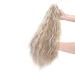 60cm Sandy Blonde & Bleach Blonde Claw Clip Ponytail Braid Extension - Wavy Hairpiece for Stunning Looks | International Shipping - Buy Online on GoSupps.com