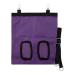 Jagowa Rabbit Hay Feeder Bag Hanging Hay Rack Guinea Pig Hay Feeder Storage Dispenser Small Animal Feeder Storage Feeding Tool Supply (Green Purple)