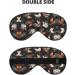 French Roosters Soft Sleep Eye Mask | Breathable Female Eye Patch for Travel & Relaxation - Buy Online on GoSupps.com