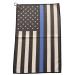 PakedDeals Thin Blue Line Flag Microfiber Velour Waffle Pattern Towel 22.5 X 15 Golf Bag Towel with Grommet and Carabiner